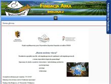Tablet Screenshot of fundacja-arka.org